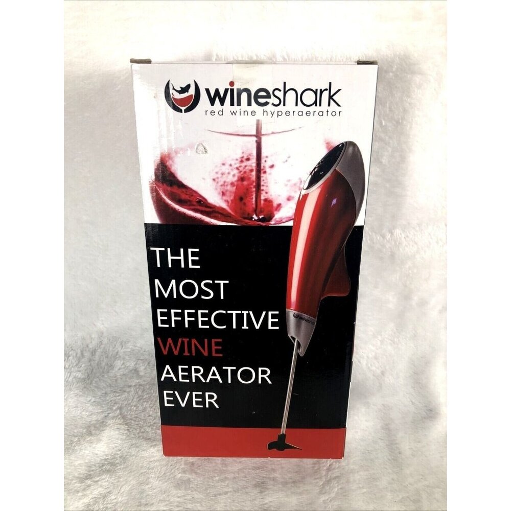 WineShark Red Wine Hyperaerator With Rechargeable Battery & Removable Wand
